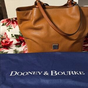 Dooney & Bourke Caramel Leather Tote